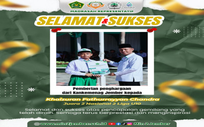 HAB KEMENAG KE 80 Juara 2 Lomba Nasional 2 Liga U10